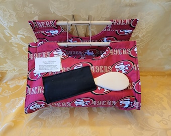 Casserole Carrier, SF 49ers print NFL, size LARGE