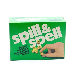 Vintage Spill and Spell Game | Parker Brothers, 1978
