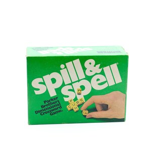 Vintage Spill and Spell Game | Parker Brothers, 1978