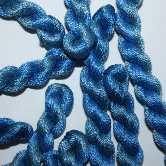 Blues, Needlecrafters Cotton Embroidery Floss 8m