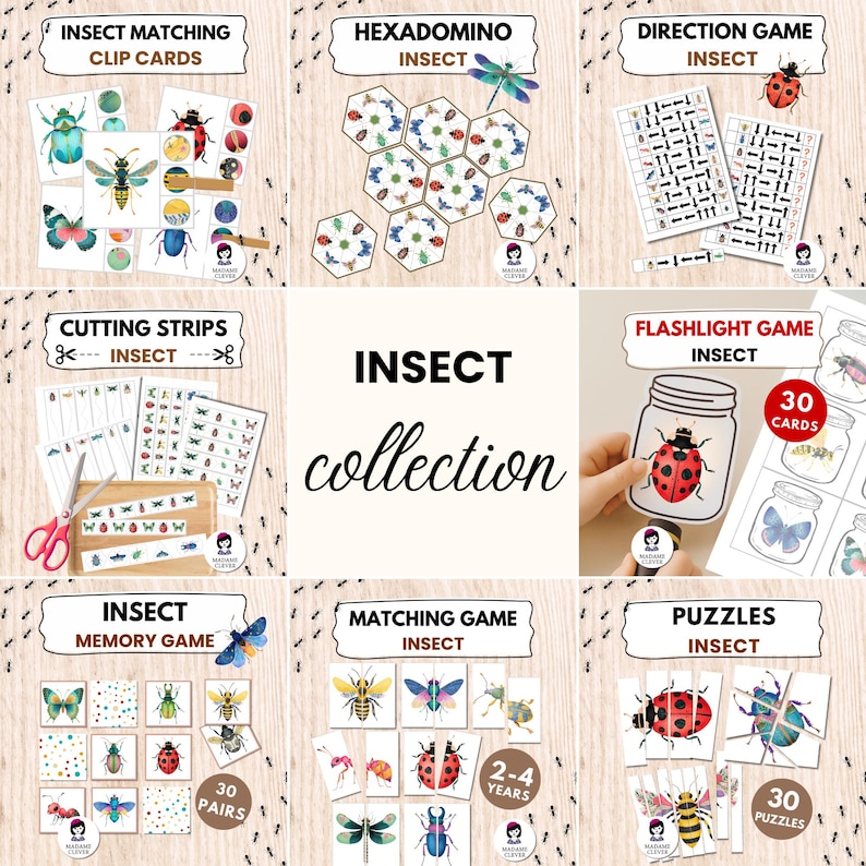 Flashlights And Insects Insect Printable Flashlight Reveal Game | Hidden Picture Activity ...
