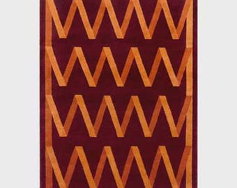 Anthropologie Julia Handmade Tufted Wool Area Rug For Bedroom Livingroom Office Kitchen Nursery Entryway Modern Rug