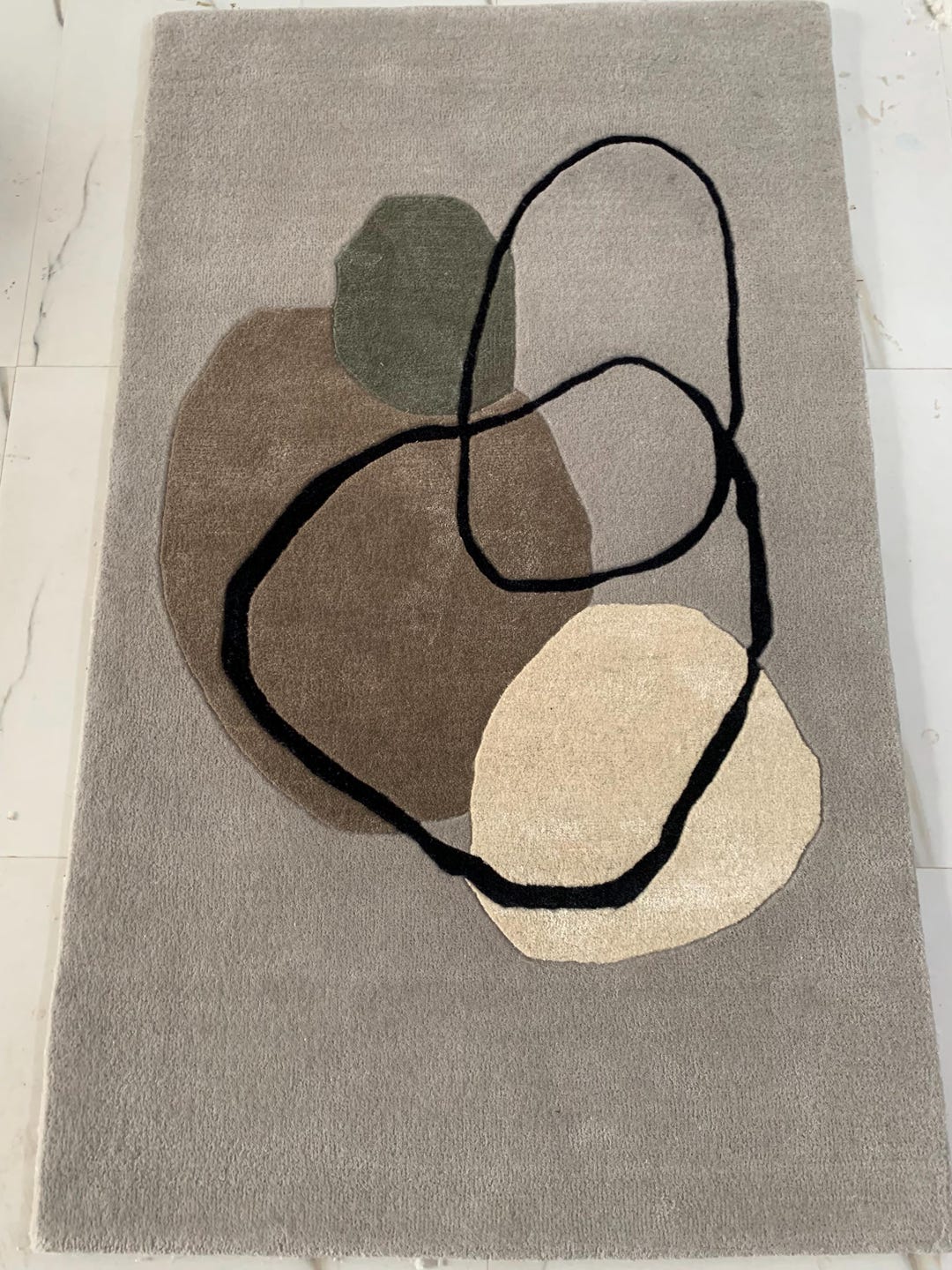 Modern Abstract Hand Tufted Rug for Any Living Space | Bedroom Rugs ...