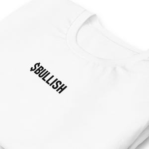 Bullish Stock Trader T-Shirt: Minimalist Wall Street Tee