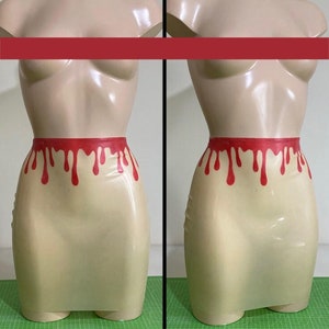 Halloween Special  - Blood Drip Mini Skirt