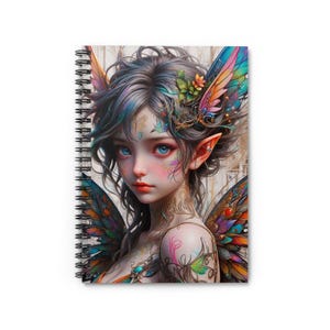 Enchanting Fairy Spiral Notebook: Magical Nature-Inspired Writing Diary for Dreamers and Creatives, Back To School