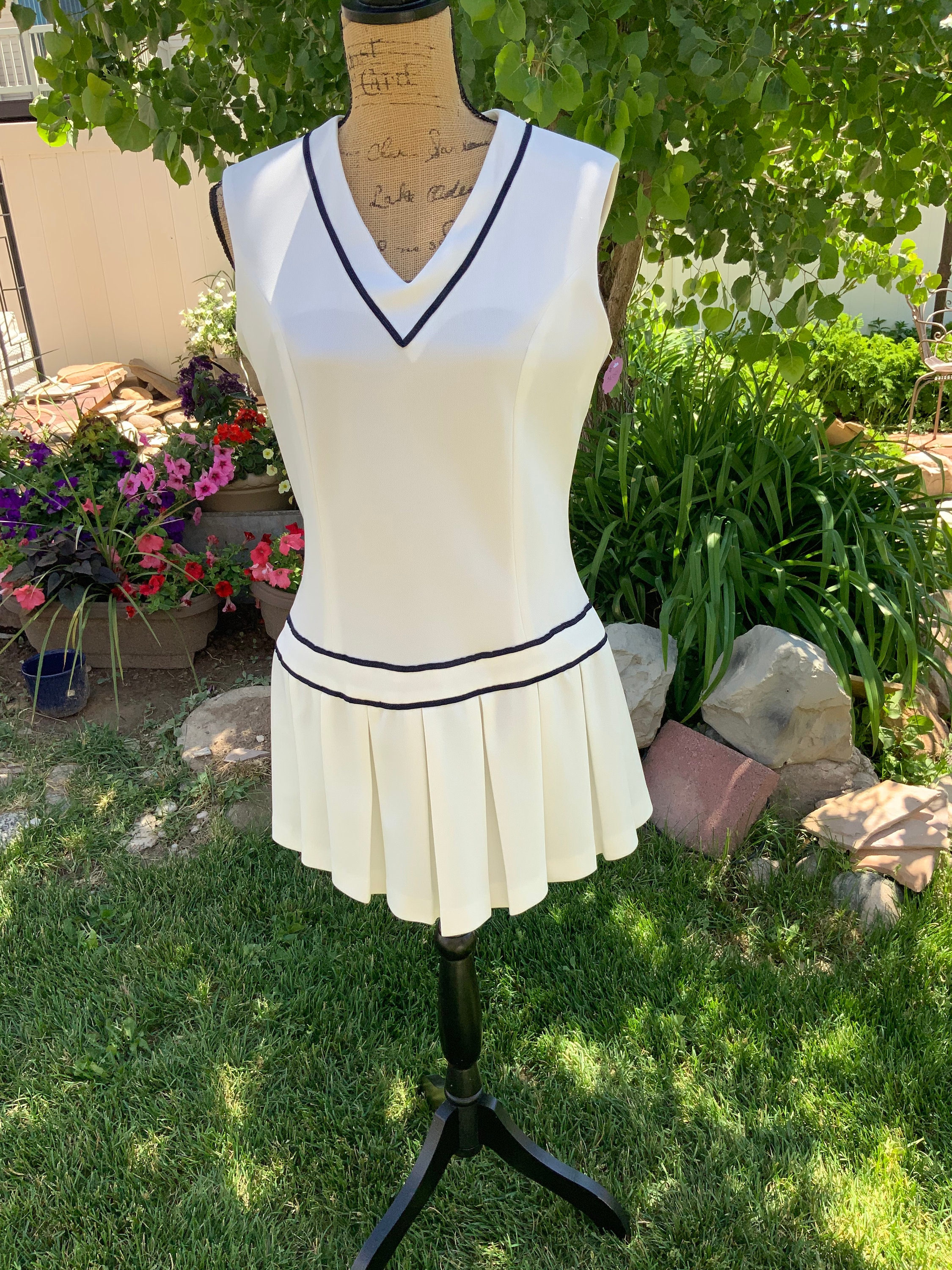 Vintage 1950s Tennis dress Etsy
