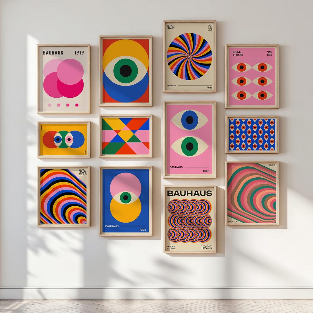 Multi Frame Mockup, Gallery Wall Bundle, Poster Display Set, Collage ...