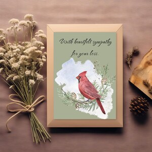 Afdrukbare condoleancekaart, troost en vrede, condoleancekaart, eenvoudige condoleancekaart, condoleancecadeau, kaart om te downloaden, DIGITALE DOWNLOAD