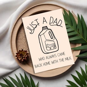 Printable Father&#39;s Day Card: 4x6 5x7 Inch PDF Download