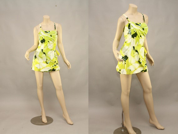 Vintage 1950s One Piece Swimsuit, Paradise Hawaii… - image 10