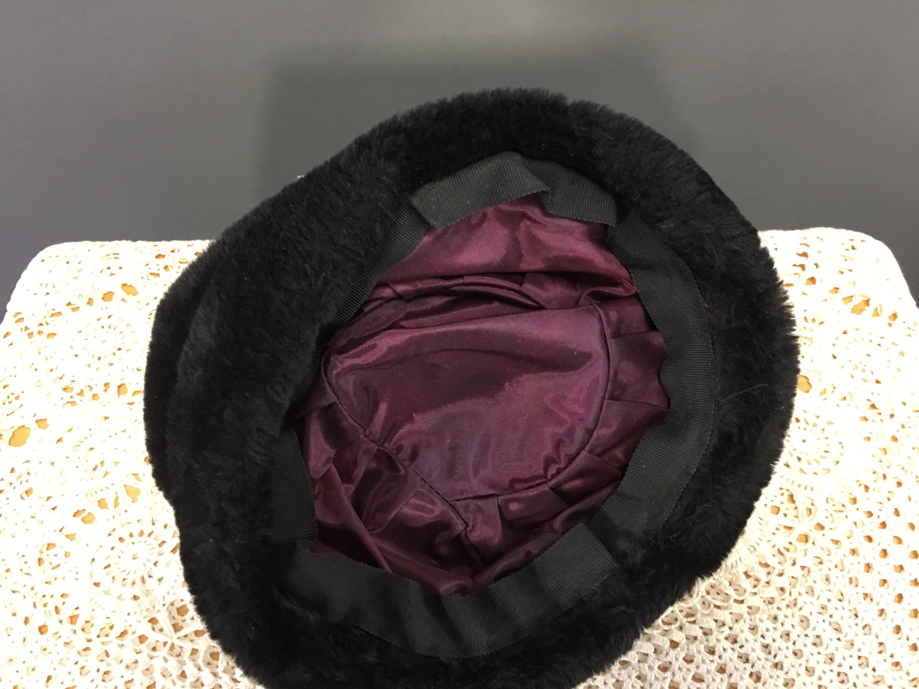 Vintage Black Faux Fur Hat 1950s Bumper Cossack Formal Winter - Etsy