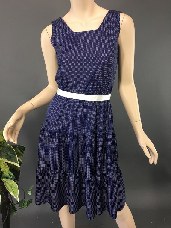 navy blue sundress