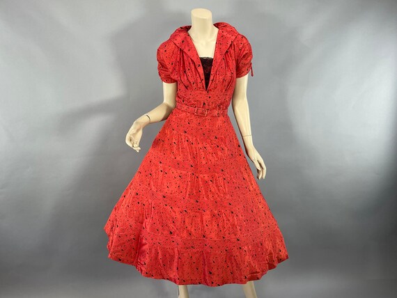 Vintage Late 1940's - 1950's Red Atomic Novelty P… - image 1