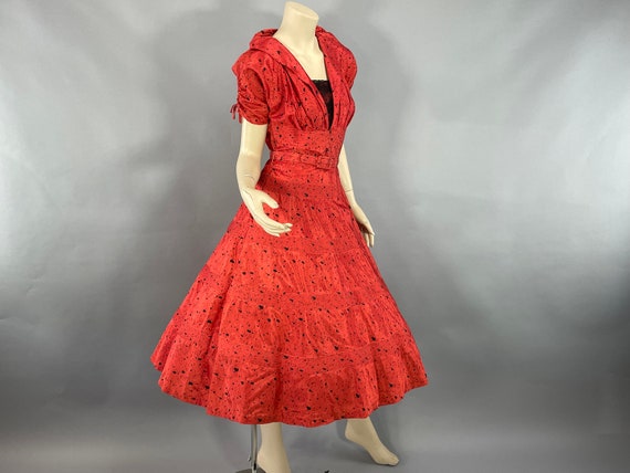 Vintage Late 1940's - 1950's Red Atomic Novelty P… - image 5