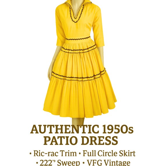 cotton patio dress - Maxi-Length Patio Dress