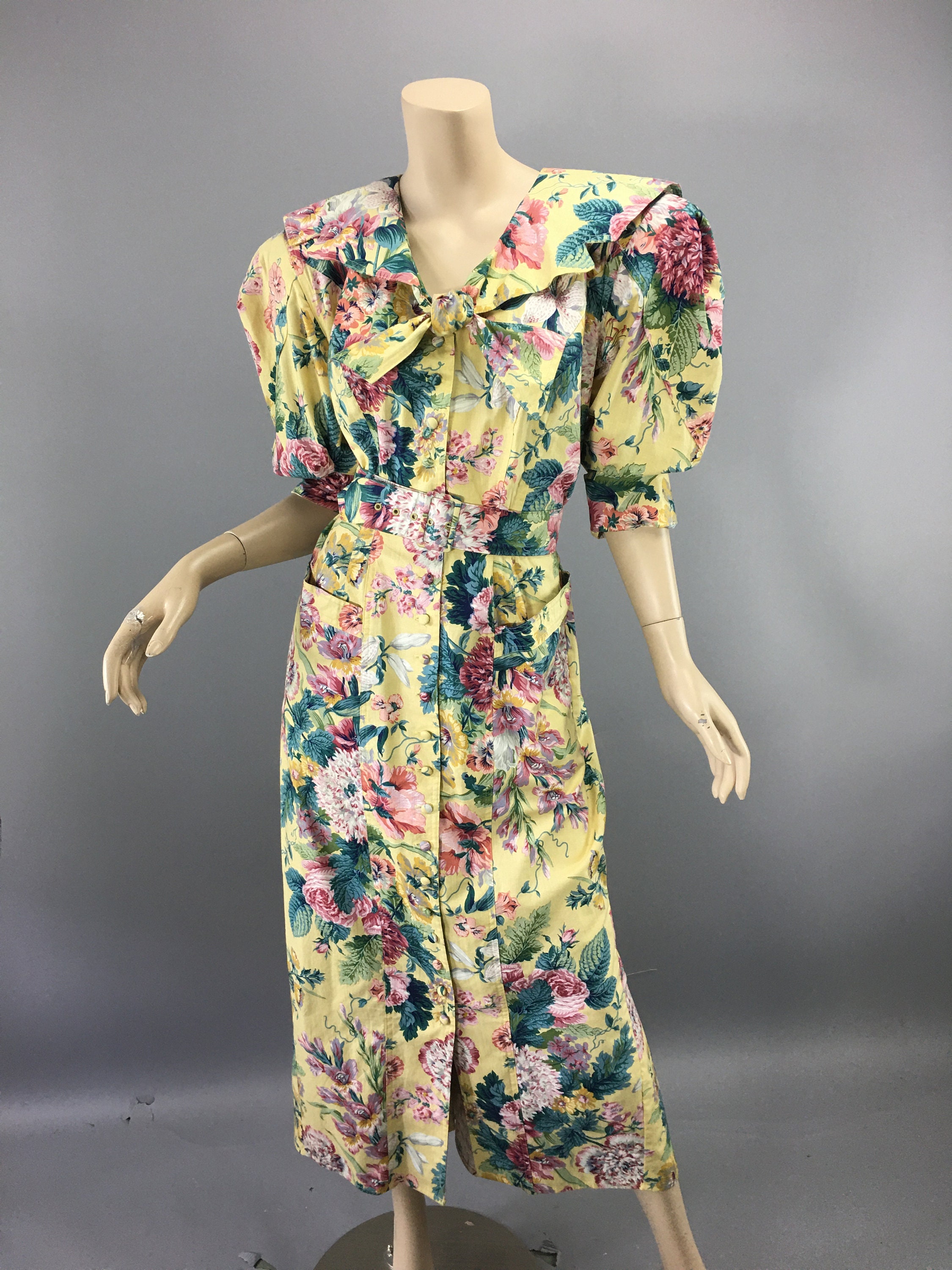 Karen Alexander Floral Print Dress 