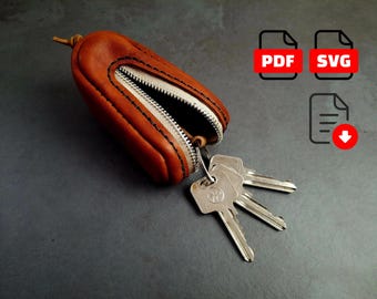 Leather PDF/SVG Pattern Simple Wallet Sachet | Digital Pattern Download