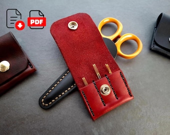 Leather PDF Pattern Needle Case  | Digital Pattern Download