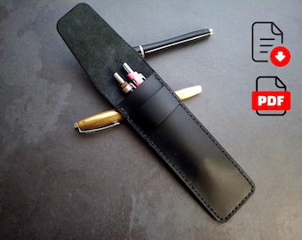 Leather PDF Pattern Pencil Case | Digital Pattern Download