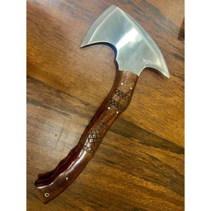 Anpassad Tomahawk-yxa – Kastyxa Viking Handgjord Kolstål Taktisk