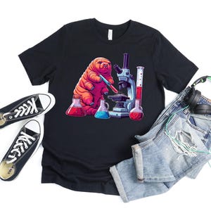 Microbiologist Tardigrade T Shirt For Men Women, Water Bear Tardigrade Gift, Moss Piglet Lover, Science Teacher Microbiologist Gift