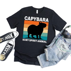 Capybara Spirit Animal T Shirt For Men Women Kids, Funny Rodent Capybara Lover Gift For Pet Animal Lover, Capybara Party Shirt