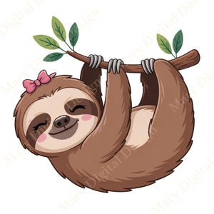 Cute Sloth Hanging PNG Sublimation Design, Digital File , Hang in There Cute Animal Print, Lazy Sloth Graphic, Funny Positivity Shirt Png