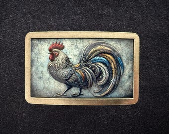Rooster Belt Buckle