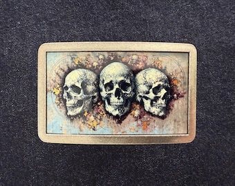 Skulls Belt Buckle