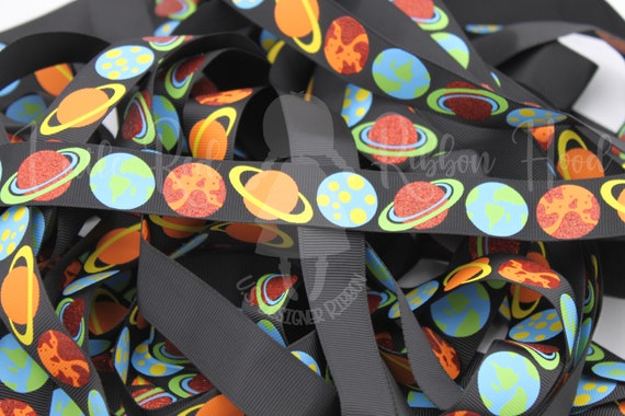 Solar System Ribbon 78 You Choose The Color Planets Outer Space Venus Mars Saturn Planets