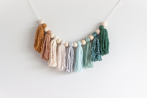 nursery tassel garland