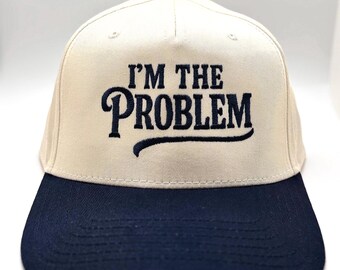 I'm The Problem Embroidered Hat, Morgan Wallen Hat Mom present for Her Cowboy Hat Embroidered Gift for Her Birthday Cute Best Friend Gift