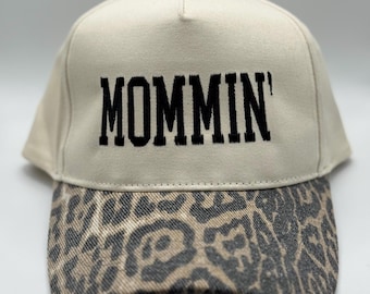 Mommin' Embroidered Hat, Mom present for Her Cowboy Hat Embroidered Gift for Her Birthday Best Friend Custom Mama Hat New mom