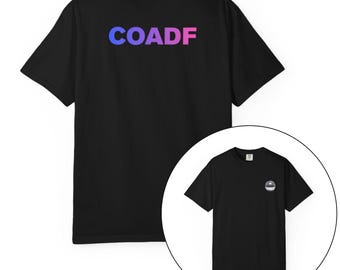 CONFESSIONS, COADF, Confessions on a Dance Floor Unisex Cotton Crew Tee, front and back.