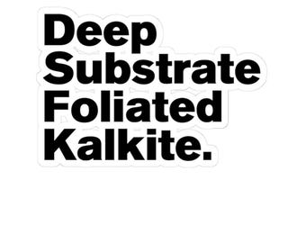 Deep Substrate Foliated Kalkite Sticker | Star Wars Andor sticker Kiss-Cut Vinyl Decal