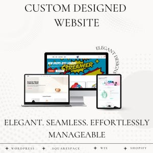 Custom Website -  Gamer website WordPress Web design- custom WordPress development - website designer - Shopify website