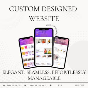 Custom Website - Website Design and Development - WordPress Website Design - Business Custom WordPress Website , Custom Web Design