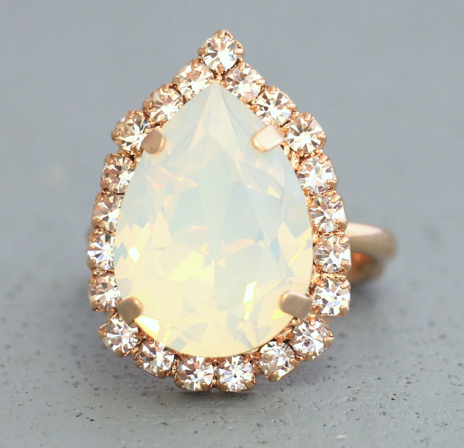 Swarovski opal ring deals