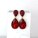 Ruby Chandelier Earrings