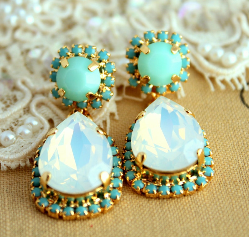 Turquoise fashion earrings Outlet
