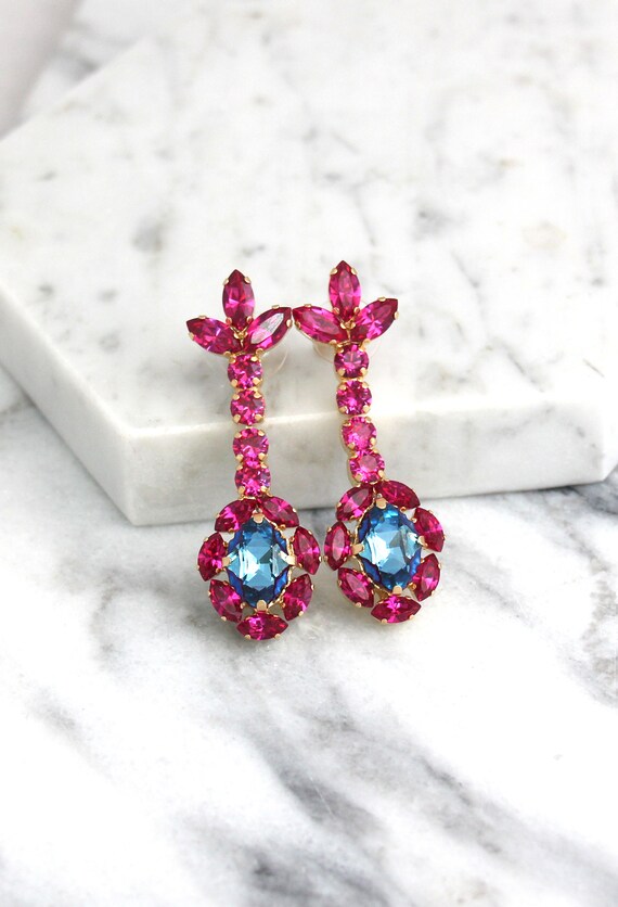 Etsy cheap pink earrings