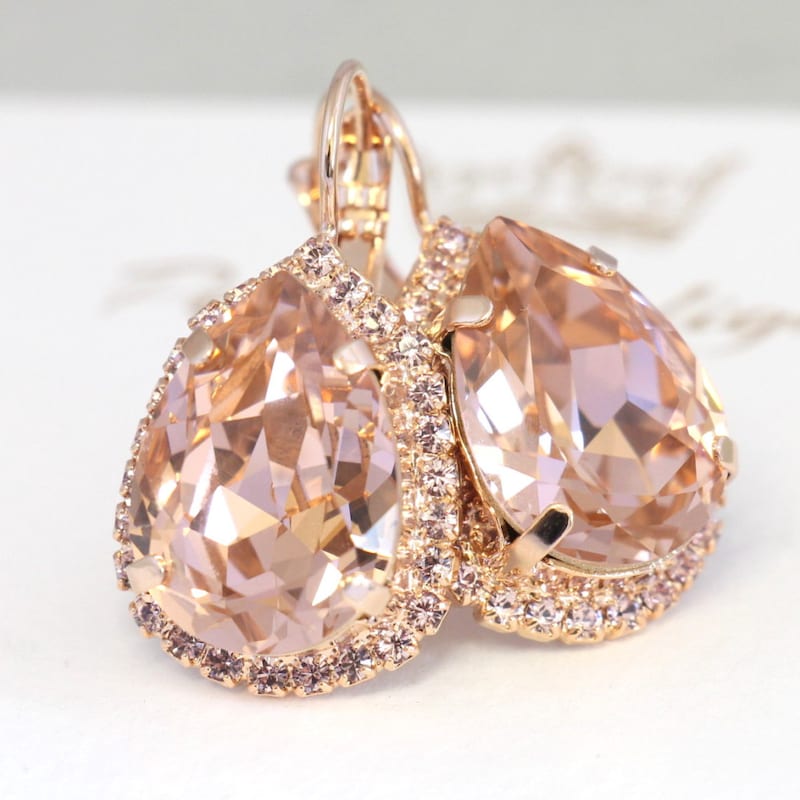 Rosé Pink Luxe Earrings main image 1