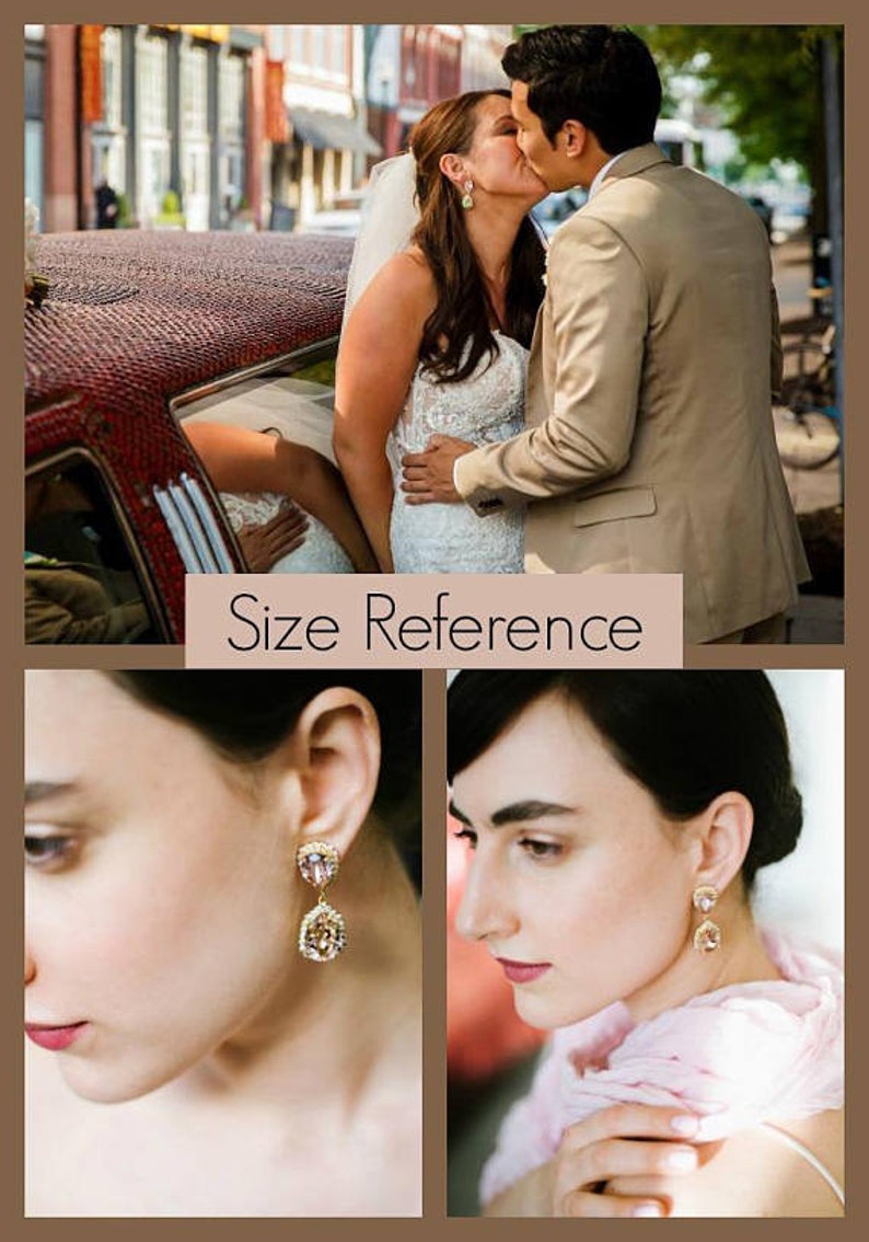 Opal Chandelier Earrings, Bridal Opal Earinngs, Bridal earrings, Rose Gold chandelier earrings, Drop earrings, Bridal Opal Dangle Earrings image 4