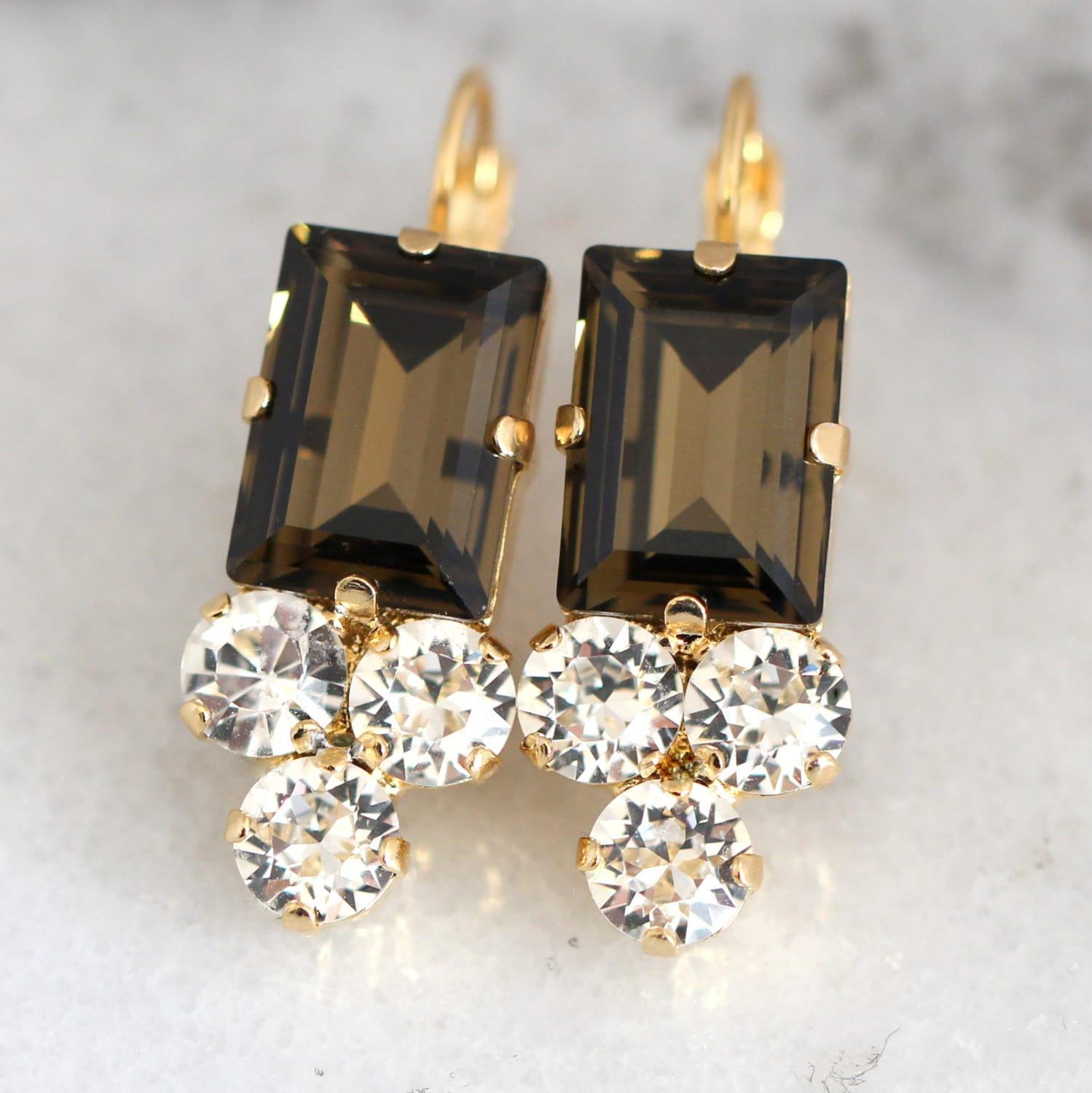 【Sentiments】NO.262 EARRING Sterling Silver Cubic Zirconia Studded Threader Earrings