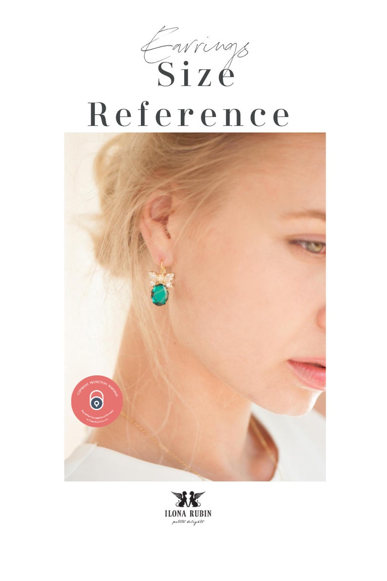 Emerald Drop Earrings Emerald Crystal Earrings Christmas Earrings Green Red Earrings Christmas Gift For Her Emerald Red Ruby Earrings