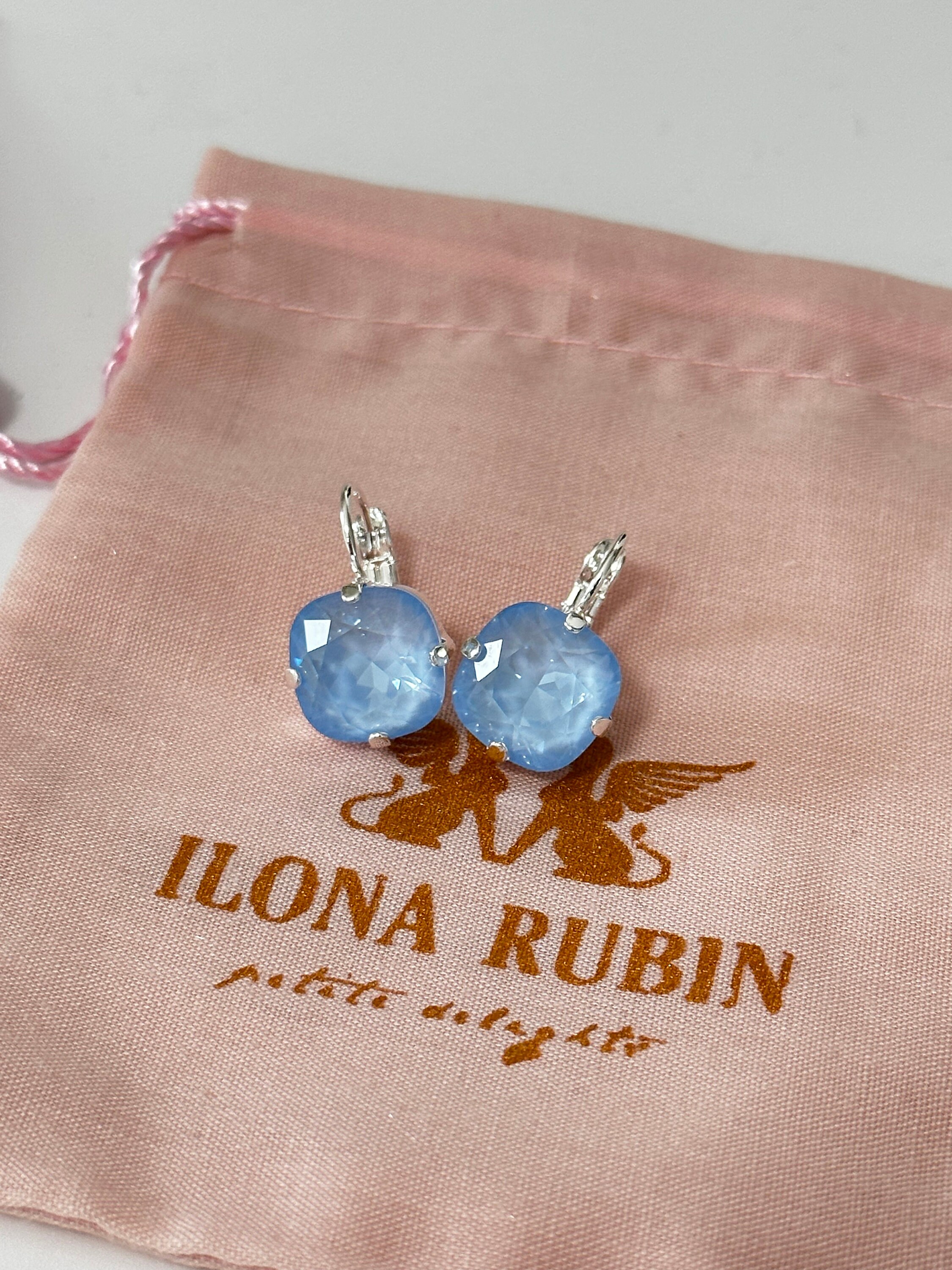 Powder Blue Drop Powder Blue Drop Earrings, Bridal Powder Blue Earrings, Bridesmaids ...