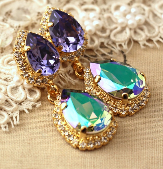 Purple Haze Chandelier earringsPurple