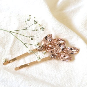 Morganite Hair Pins - Etsy display picture 1