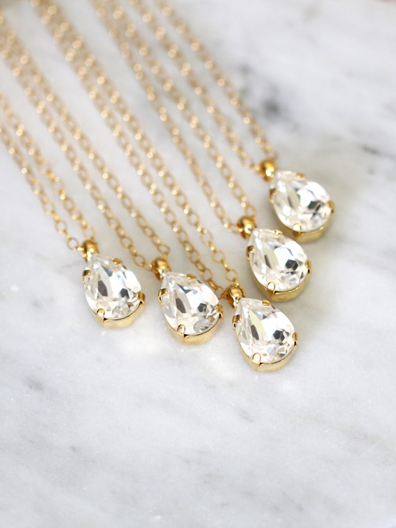 Etsy crystal necklace Clearance